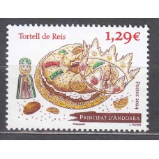 Andorra Francesa Correo 2024 Yvert 919 ** Mnh Tortell de Reis
