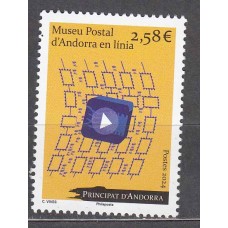 Andorra Francesa Correo 2024 Yvert 918 ** Mnh Museu Postal
