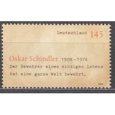 Alemania Federal Correo 2008 Yvert 2484 ** Mnh