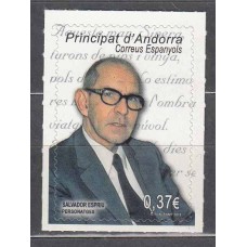 Andorra Española Correo 2013 Edifil 401 ** Mnh Personaje