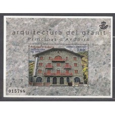 Andorra Española Correo 2015 Edifil 436 ** Mnh Arquitectura de Granito