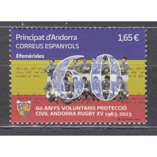 Andorra Española Correo 2023 Edifil 538 ** Mnh 
