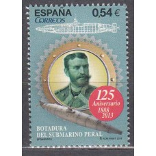 España II Centenario Correo 2014 Edifil 4870 ** Mnh 125 Aniversario de la botadura del Submarino Peral