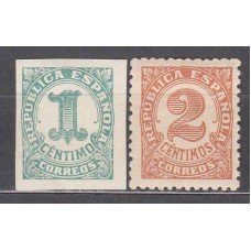 España II República 1933 Edifil 677/8 ** Mnh