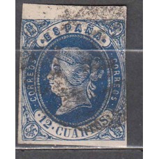 España Clásicos 1862 Edifil 59a Usado 