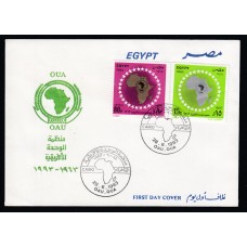 Egipto Sobres Primer Dia FDC Yvert 1486 y aereo 221