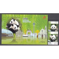 Macao Correo Yvert 1523/24+Hoja 207 ** Mnh Fauna - Pandas Gigantes