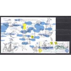 Macao Correo Yvert 942/43+Hoja 72 ** Mnh Exposición Filatelica Mares y Oceanos - 
