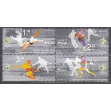 Macao Correo Yvert 1306/9 ** Mnh Deportes - Fútbol