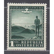 Austria - Correo 1945 Yvert 576 * Mh Obras de Beneficencia