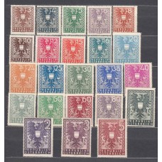 Austria - Correo 1945 Yvert 577/99 ** Mnh Escudos