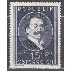 Austria - Correo 1949 Yvert 769 * Mh Johan Straus - Música