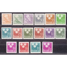 Suecia - Correo 1948 Yvert 333/40A * Mh Personajes