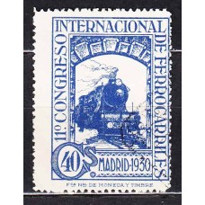 España Sueltos 1930 Edifil 477 Usado - Ferrocarriles	