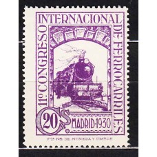 España Sueltos 1930 Edifil 474 ** Mnh - Ferrocarriles