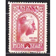 España Sueltos 1931 Edifil 642 * Mh - Montserrat