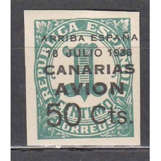Canarias Correo 1937 Edifil 20 ** Mnh