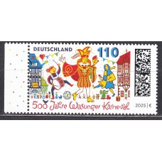 Alemania Federal Correo 2025 ** Mnh Carnaval de Wasunger