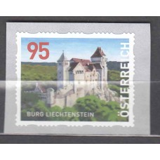 Austria Correo 2025 ** Mnh Castillo Burg Liechtenstein sello dispensador