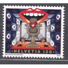 Suiza Correo 2025 ** Mnh Eurovisión 