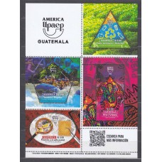 Guatemala Upaep Correo 2024 ** Mnh 2021-22-23-24