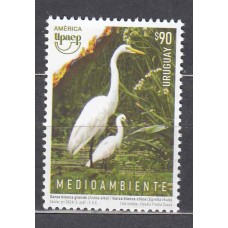 Uruguay Upaep Correo 2024 ** Mnh Medio Ambiente - Fauna - Aves
