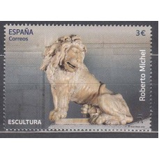 España II Centenario Correo 2025 ** Mnh Escultura Roberto Michel