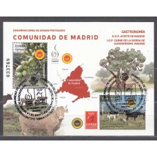 España II Centenario Correo 2025 usado Gastronomia 