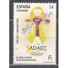 España II Centenario Correo 2025 ** Mnh Lucha contra la endeometrosis