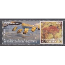 España II Centenario Correo 2025 ** Mnh Museo y Centro Investigación Altamira