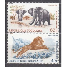 Togo - Aereo Yvert 81/82 ** Mnh Fauna
