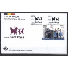 Andorra Española Sobres 1º Día 2025 Cultura Popular Esbart Sant Roma d Encamp