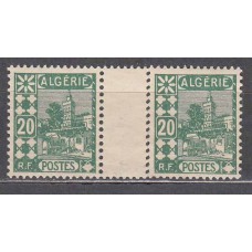 Argelia - Correo Yvert 40 ** Mnh Pareja con Interpanel