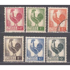 Argelia - Correo Yvert 218/23 **/usado Mnh /usad