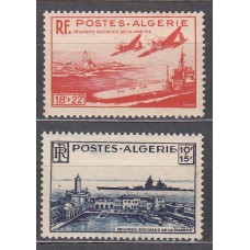 Argelia - Correo Yvert 273/74 ** Mnh Aviones