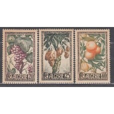 Argelia - Correo Yvert 279/81 ** Mnh Frutos