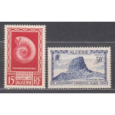 Argelia - Correo Yvert 297/98 ** Mnh Geologia