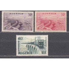 Argelia - Correo Yvert 339/40 ** Mnh Trenes