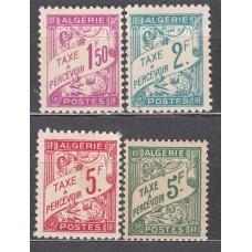 Argelia Tasa Yvert 29/32 (*) Mng