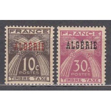 Argelia Tasa Yvert 33/34 ** Mnh