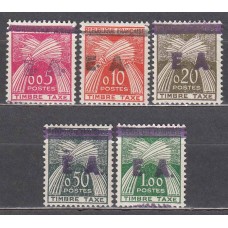 Argelia Tasa Yvert 49/53 ** Mnh 