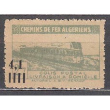 Argelia Paquetes Postales Yvert 131 ** Mnh Trenes