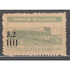 Argelia Paquetes Postales Yvert 134 ** Mnh Trenes