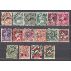 Argelia Preobliterados Yvert 1/16 **/* Mnh/Mh 11/12 * Mh 