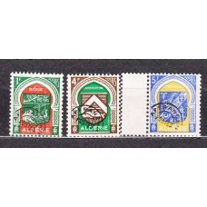 Argelia Preobliterados Yvert 17/19 ** Mnh Escudos