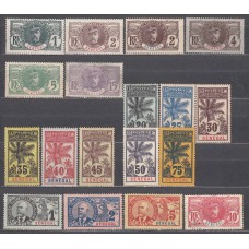 Senegal - Correo Yvert 30/46 */(*) Mh/Mng 34 usado