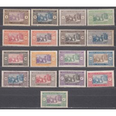 Senegal - Correo Yvert 53/69 * Mh 65 usado
