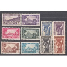 Senegal - Correo Yvert 160/69 ** Mnh Barcos