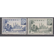 Senegal - Correo Yvert 177/78 * Mh Mezquita 