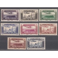 Siria Francesa Aereo Yvert 78/85 * Mh Aviones